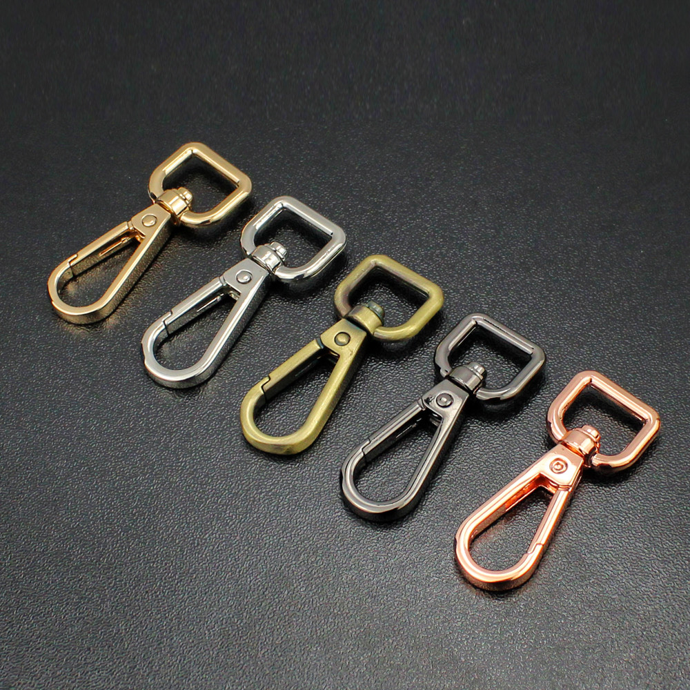 

50Pcs Metal Swivel Leather Bag Handbag Purse Shoulder Strap Belt Clip Trigger Buckle Keychain Key
