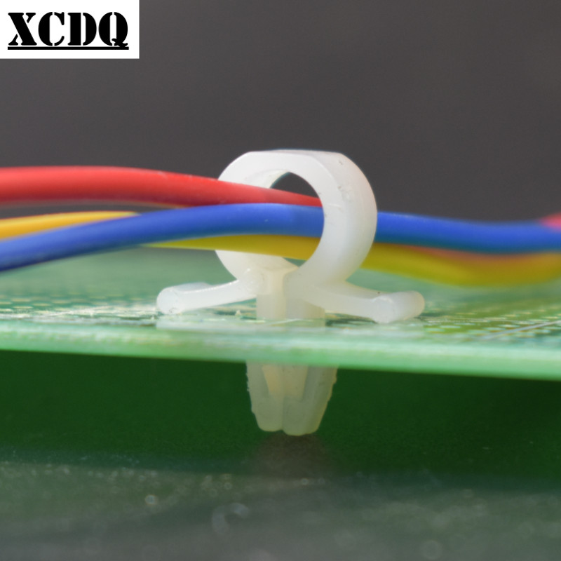 

100Pcs Occ Series Plastic Circle Round Cable Tie Holder Wire Harness Clamp Fixed Seat Tie Mount Clip