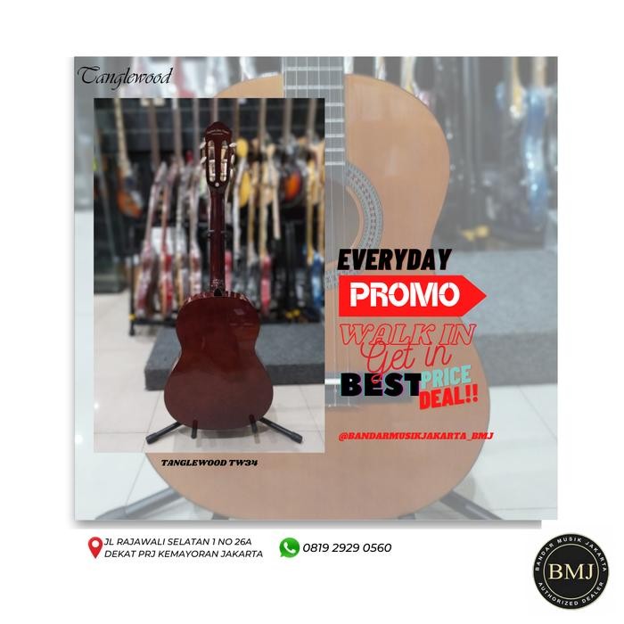 TERLARIS TANGLEWOOD TW34 CLASSICAL BMJ