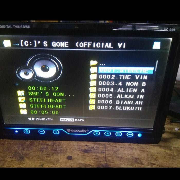 PROMO monitor tv ondash tft led 9 inch with tv tuner - monitor mobil nwa