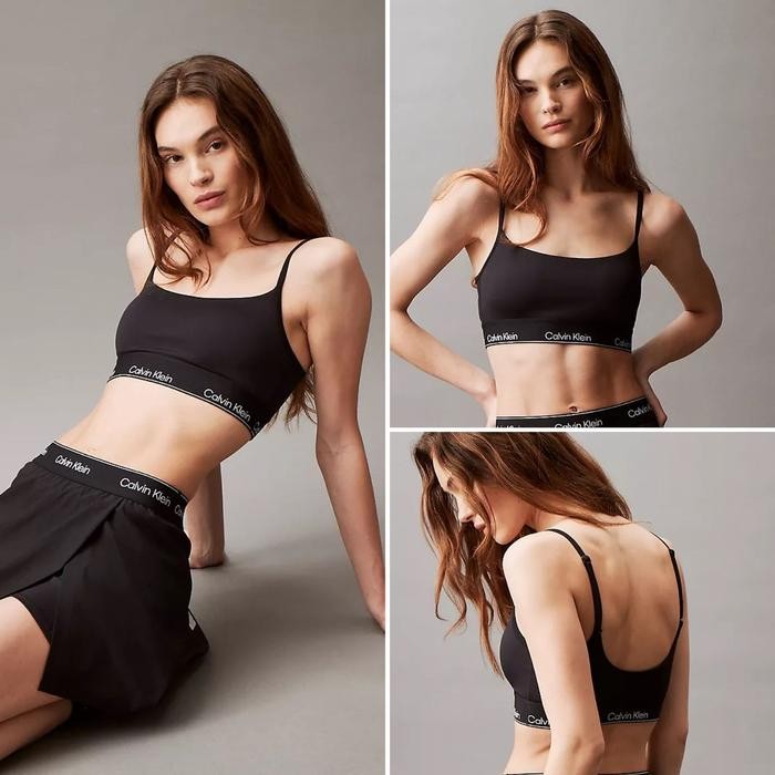 HOT SALE Calvin klein Modern Sport Low Impact Sports Bra with padding size S