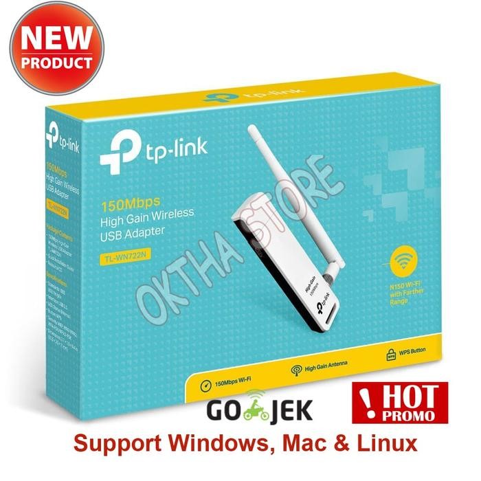 Tp-Link Tl-Wn722N Usb Wifi Tplink / Tp Link Tl Wn722N /Tl Wn 722N