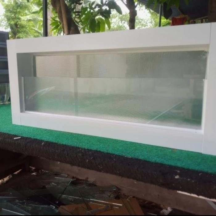 HOT SALE Boven Aluminium Kaca Zigzag.. BISA REQUEST UKURAN