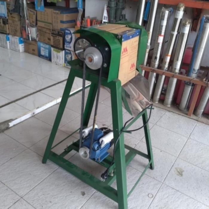 Mesin Parutan Kelapa/Singkong+Dinamo 1/2Pk Siap Pakai