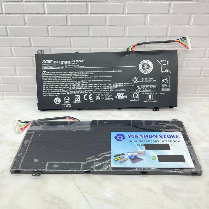 TERBARU AP18B18J BATTERY BATERAI Acer Aspire 3 A314 A314-33 A314-44 A314-41 A314-41-62TR A314