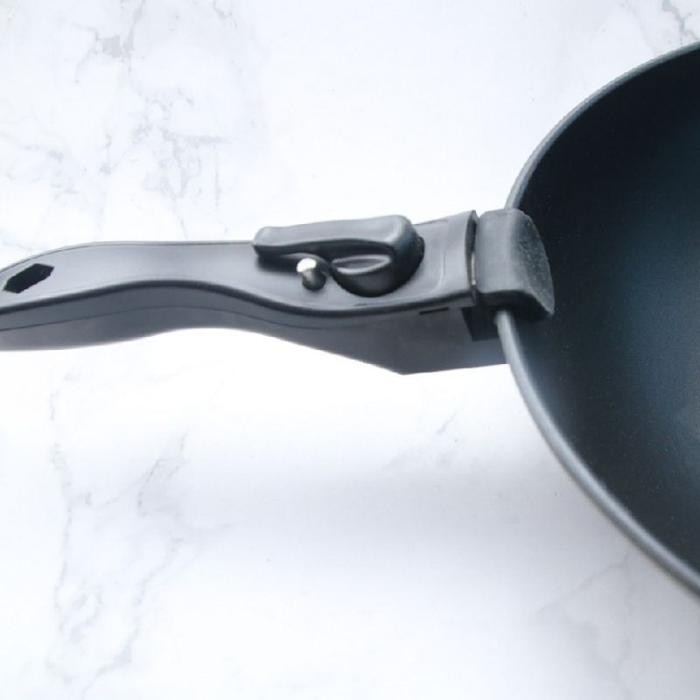 19.5cm Pegangan Wajan Anti Panas Dapat Dilepas Gagang Panci Anti Panas Gagang Wajan Pengganti Handle