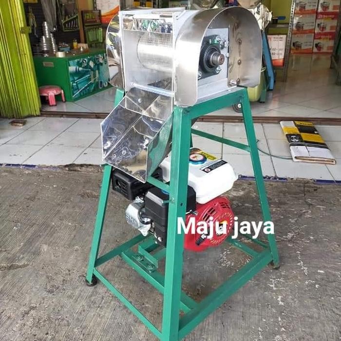 mesin parutan kelapa roll parut 4 in mesin penggerak bensin