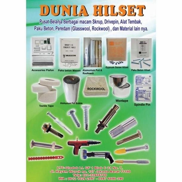 Sale Boset Pin As Drat (Original) Paku Ramset 100 Pcs