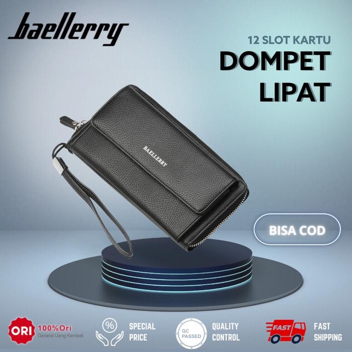 Urbanix- Dompet Pria Wanita Panjang Kulit Baellerry S5515