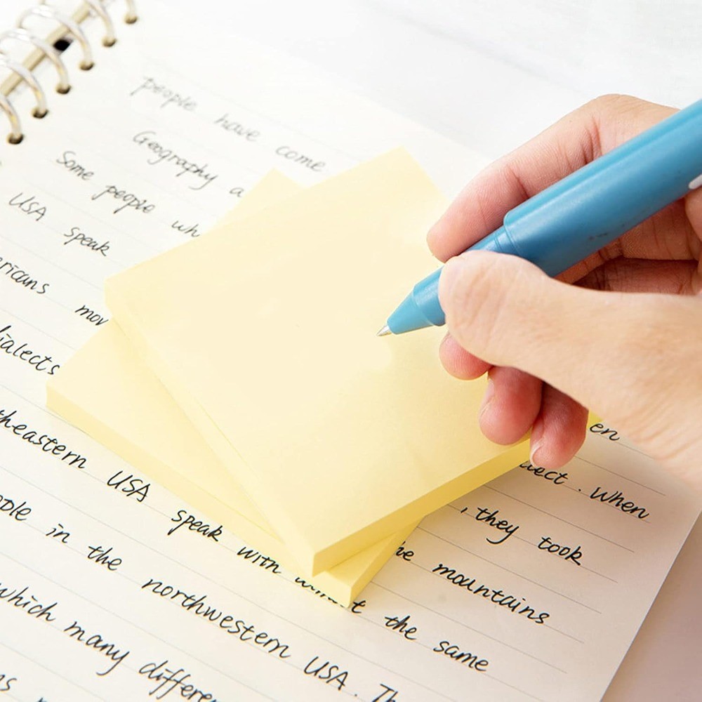 

200 Sheets Color Sticky Notes Pads Posted It Memo Paper Stickers Posits Notepad Notebook Student