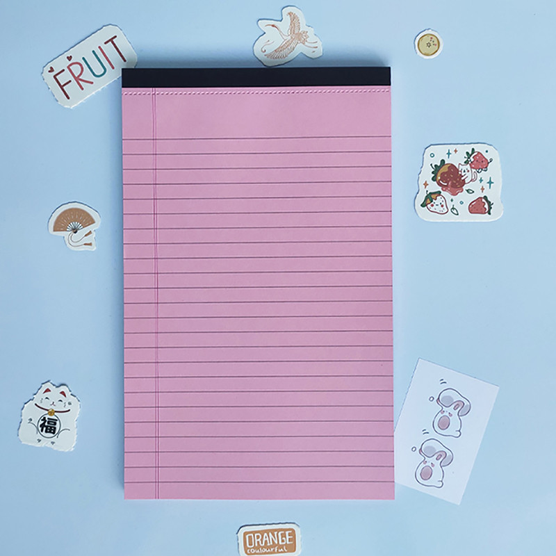 

Tearable Legal Pad Office Supplies Ink-Proof Tear-Off Pages Writing Sheet Paper Notepad Simple Lined