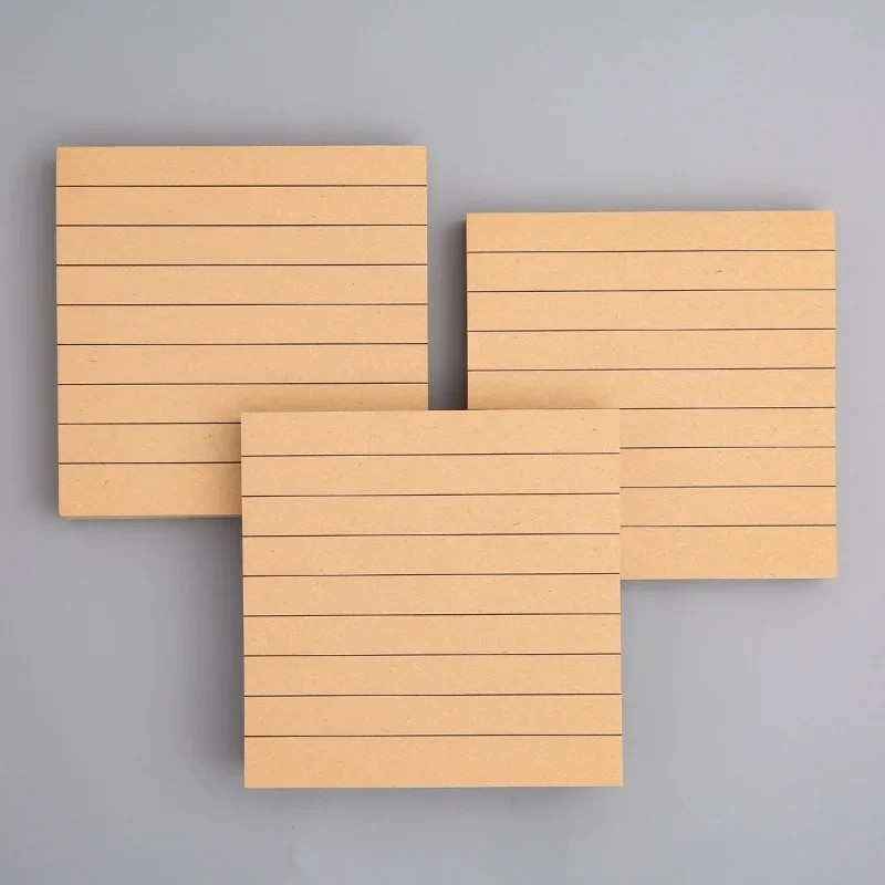 

3Pack 240 Sheet Sticky Notes Grid/Lined/Blank Note Pad Memo Pad Stickers Diary Planner School Office