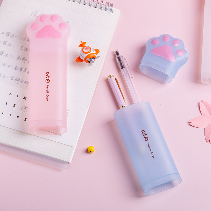 

Cat Paw Large Capacity Pencil Case Kawaii Pencilcase School Pen Case Supplies Pencil Bag School Box