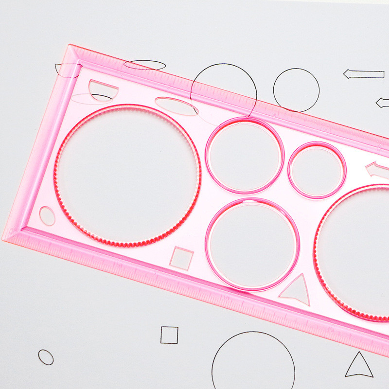 

Painting Multi-Function Puzzle Spirograph Geometric Ruler Drafting Tools For Students Drawing Toys