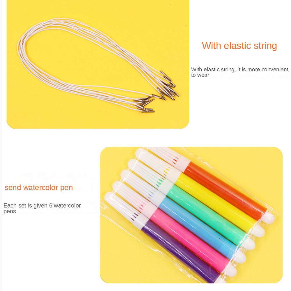 

Cartoon Animal Diy Graffiti Art Crafts Mask Childs Toy Paper Mask Hand-Painted Gift White Paper Card