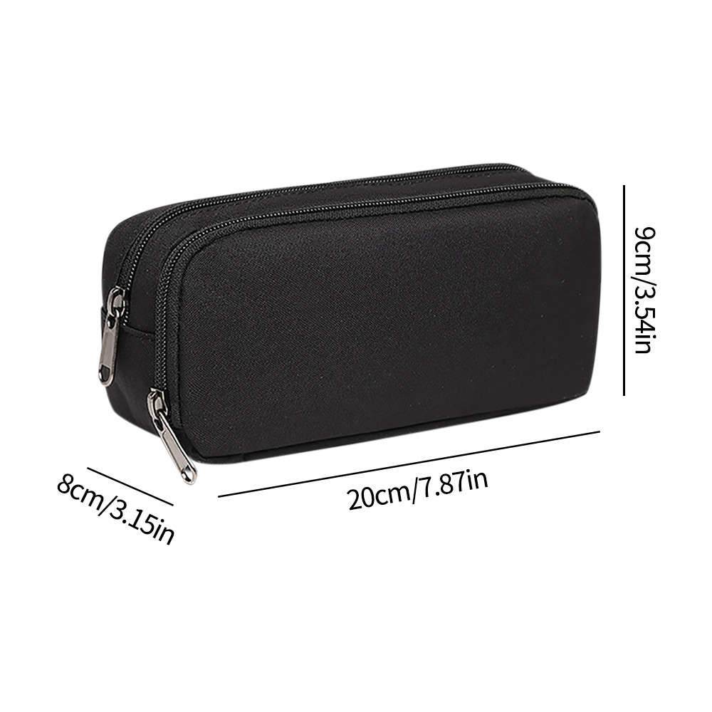 

1Pcs Big Capacity Pencil Case Oxford Storage Pouch Marker Pen Case Simple Stationery Bag School