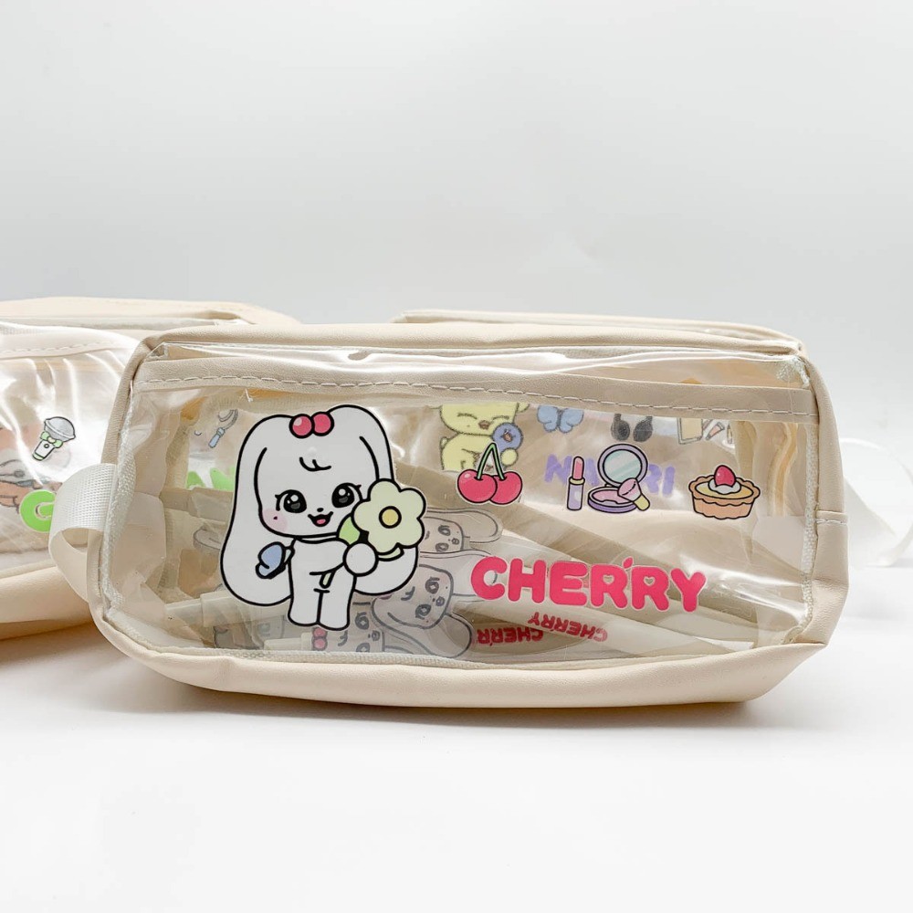 

Kpop Cartoon Image Pvc Pen Cases Bag Pencil Eraser Stationery Storage Album Switch Song Heya