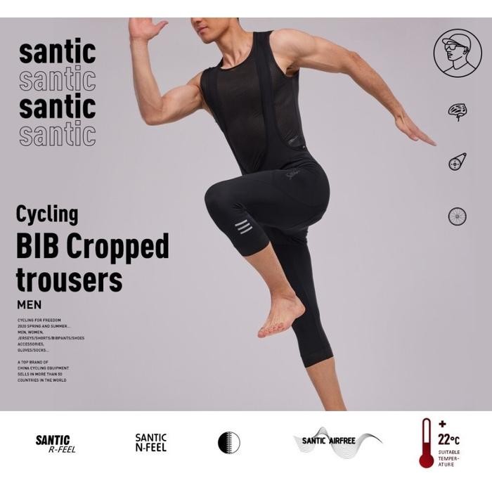 Celana BIB Santic Panjang 3/4