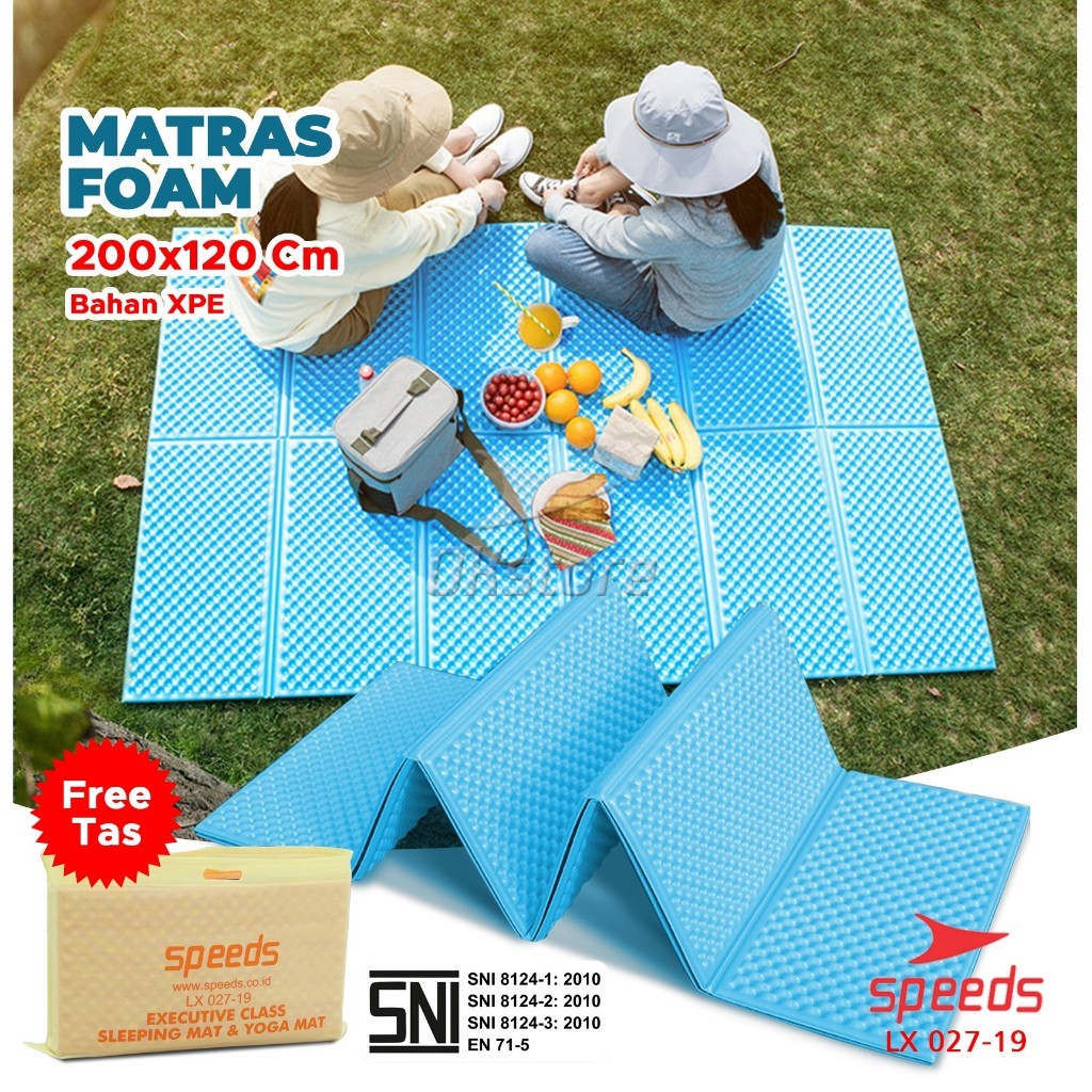 PROMO / SPEEDS Matras Lipat Duduk XPE Karpet Outdoor Matras Camping Polos Olahraga Yoga Baby Tebal