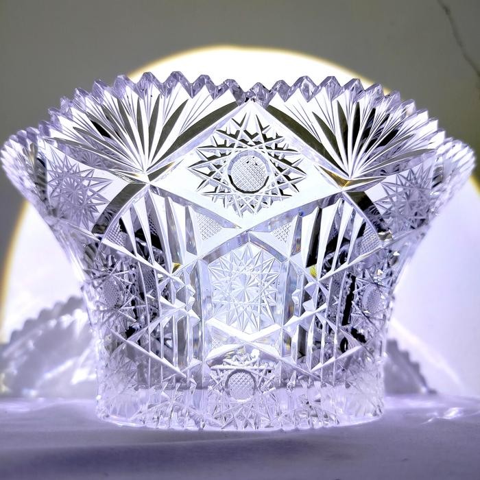 JTTOP" PAJANGAN KRISTAL BOHEMIA TEBAL MEWAH BERAT D017