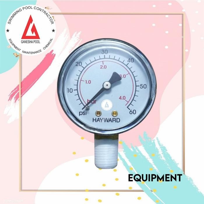 Bagus Pressure Gauge Filter Hayward Manometer Filter Kolam Renang