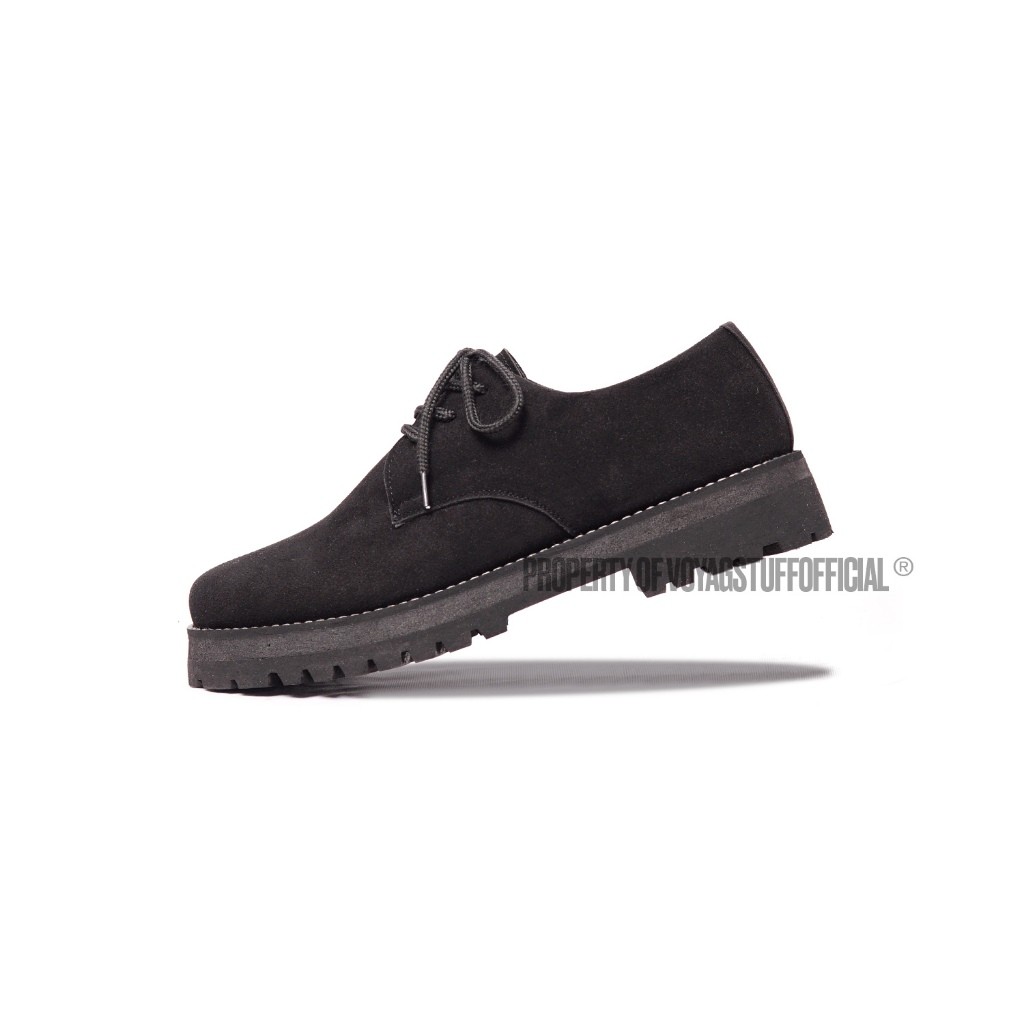 Voyagstuffofficial - Barney Black Boots Suede Pria