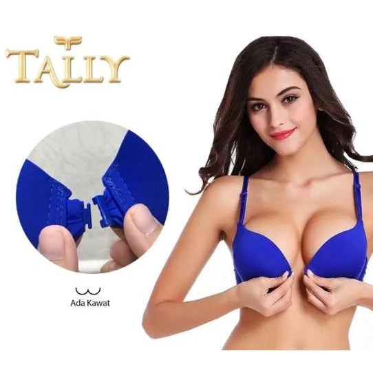 Aluna- Bra Tally Fashion Bh Kait Kancing Bukaan Depan Kawat Push Up Bra