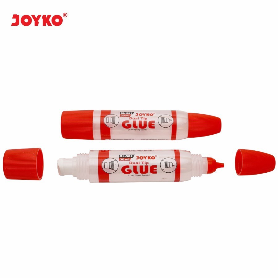

JOYKO DUAL TIP LIQUID GLUE 30ML / LEM KERTAS CAIR JOYKO DUA SISI GL-501 MURAH BERKUALITAS - RAJA BIGBOX