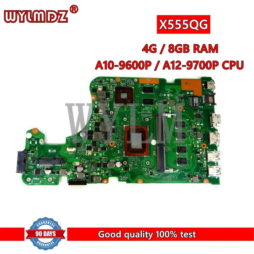 X555QG A10-9600P/A12-9700PCPU 4G/8GB RAM Mainboard For Asus X555 X555Q X555QG A555 A555Q A555QG Lapt