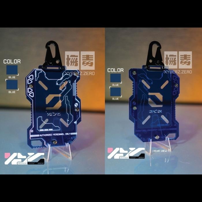 

Acrylic Card Holder Cyberpunk Xyberz Zero Techwear Indonesia Name Tag