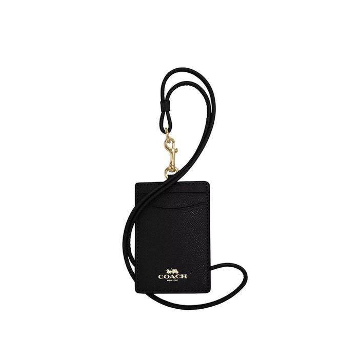 

COACH Id Lanyard Gold Black