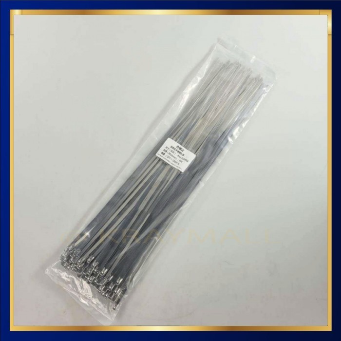 

Kabel Ties Stainless Steel Anti Karat Multifungsi 100 PCS - IF10
