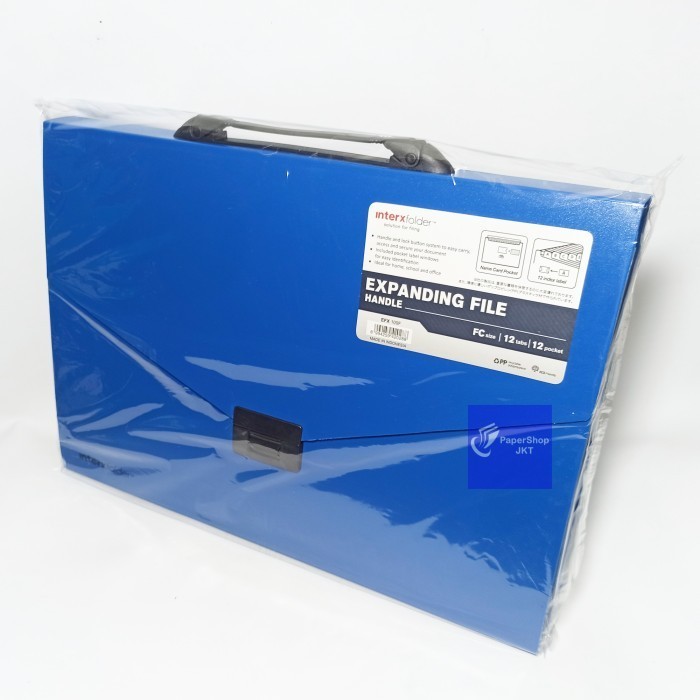 

INTER - X Expanding File With Handle Folio - VARIAN