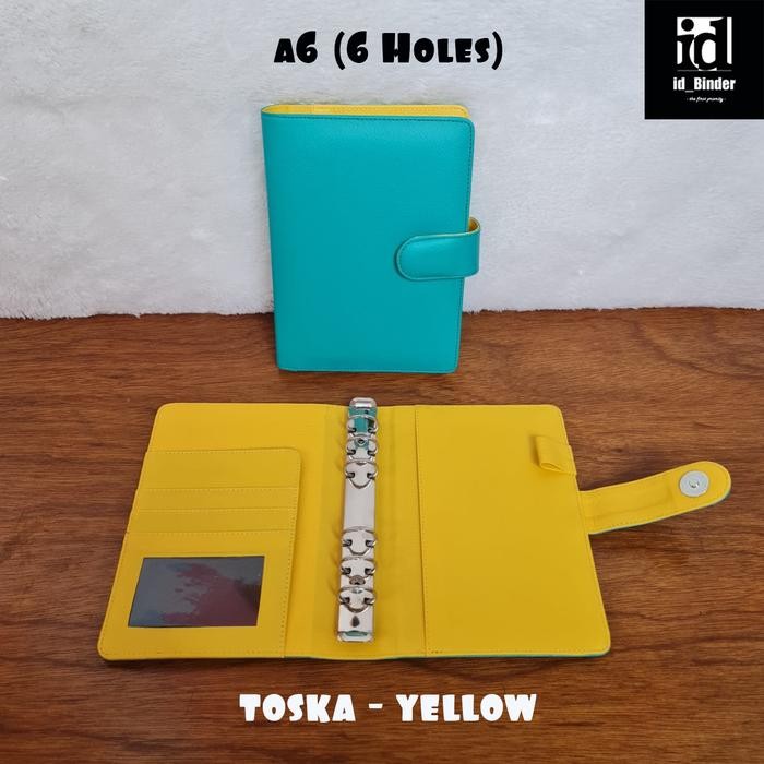 

BINDER A6 KOMBINASI WARNA KULIT JERUK SINTETIS
