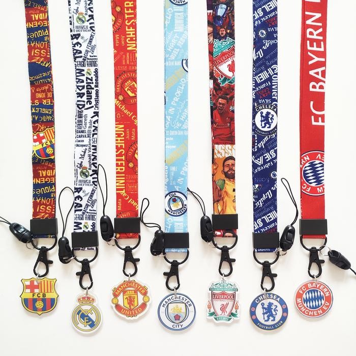 

Tali Kalung Lanyard Liga Klub Sepak Bola / Football Lanyard Strap