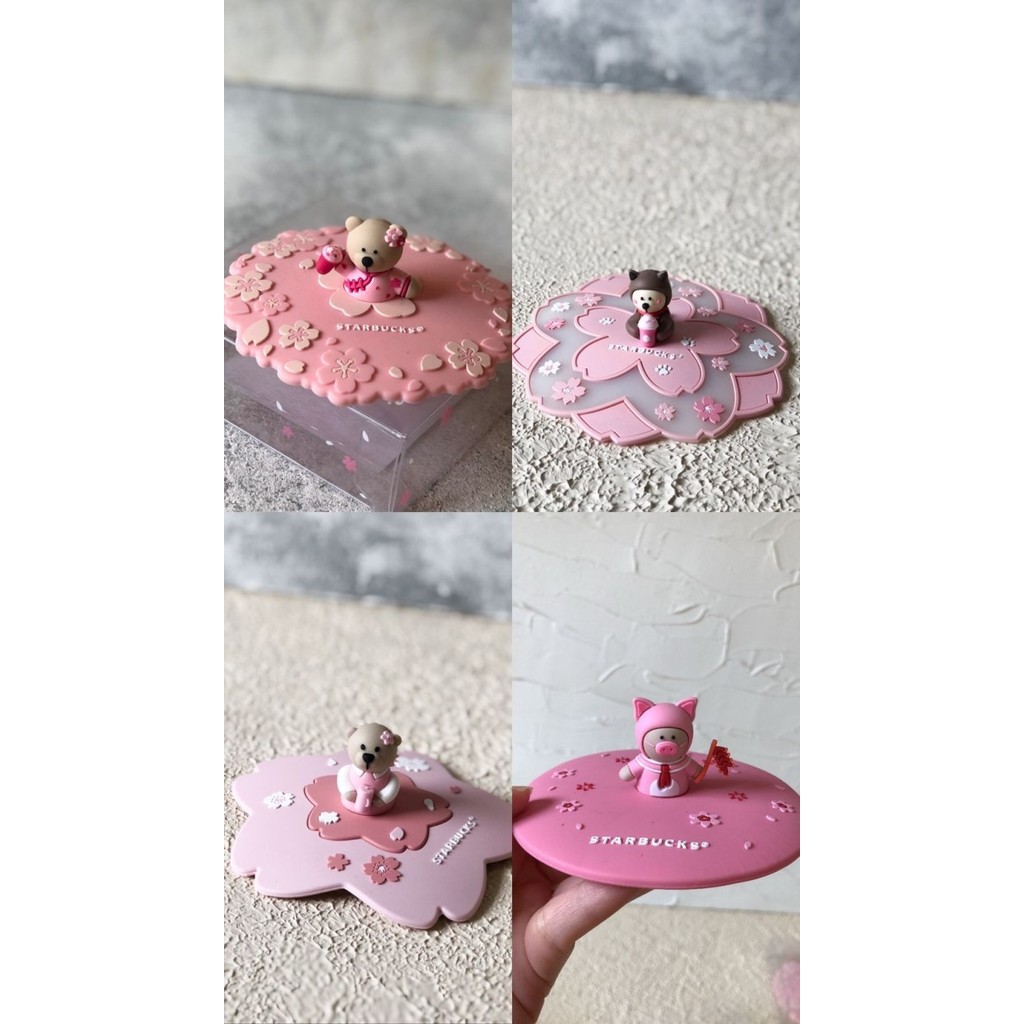 [Bestone] Tutup gelas e Starbucks Starbucks Bearista Cup Lid Original