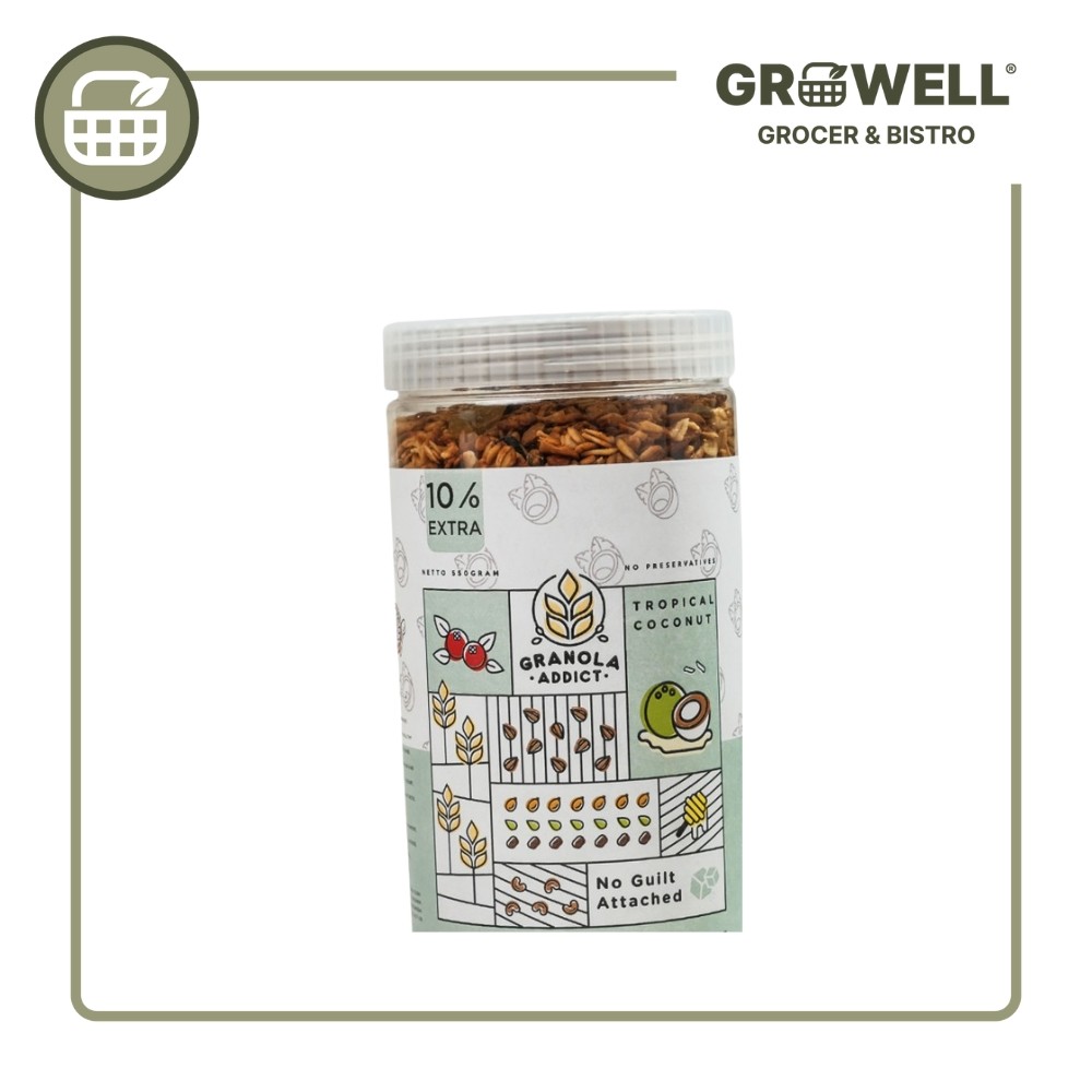 

GRANOLA ADDICT TROPICAL COCONUT 500GR