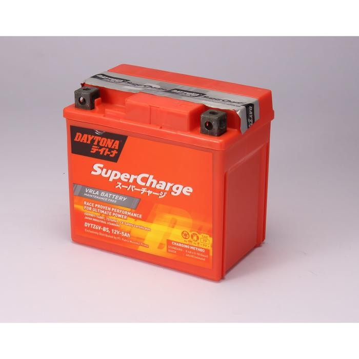 Aki Daytona Max Series Supercharge VRLA Battery DYTZ6V-BS-5Ah