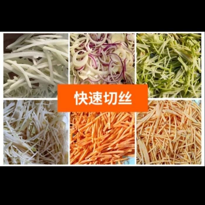 Mesin Pemotong Kentang Listrik Alat Pengiris Kentang Listrik 180V 220V