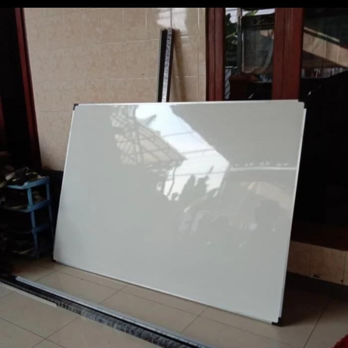 

Whiteboard Gantung Magnetic Custom Ukuran 80x180cm