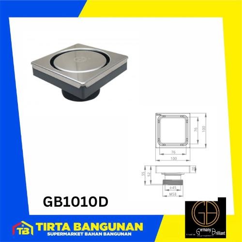 Stok Baru GERMANY BRILLIANT GB1010D FLOOR DRAIN/ SARINGAN GOT