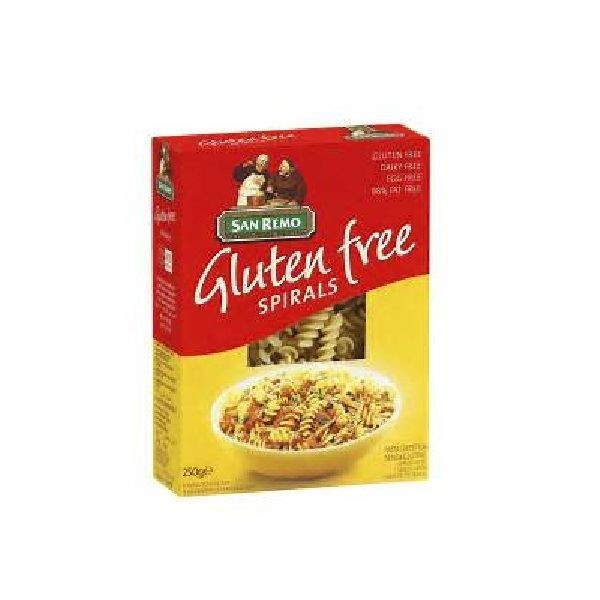 

SAN REMO GLUTEN FREE PASTA SPIRALS 350G