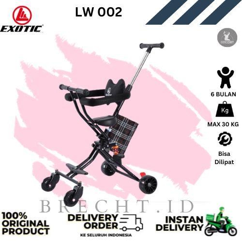 Kursi Dorong Anak Exotic Et-Lw002 Stroller Cabin Size -Gratisongkir