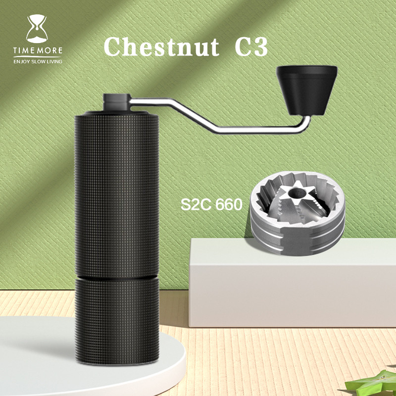 TERBARU TIMEMORE Chestnut C2 C3 Manual Coffee Grinder S2C Burr