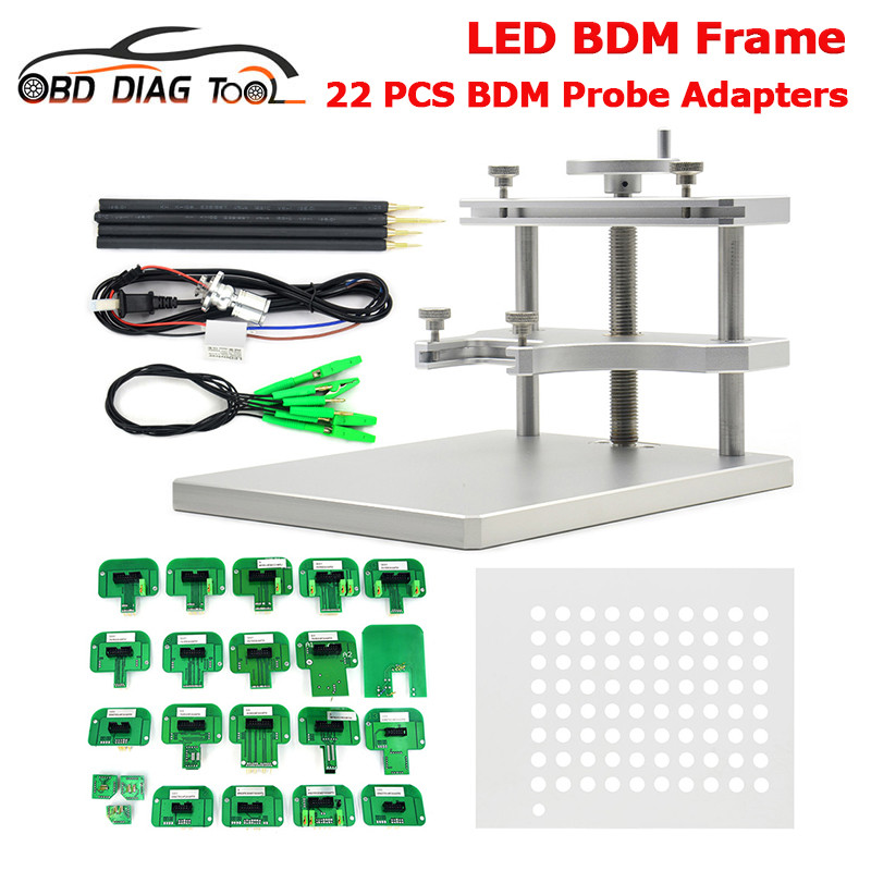Latest ECU Programmer KTAG KESS LED BDM Frame Aluminium Stainless