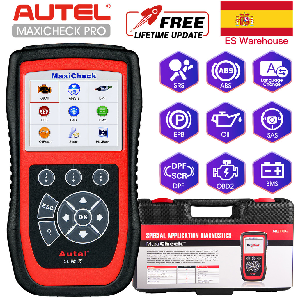 Autel MaxiCheck Pro OBD2 Automotivo Scanner Auto Scanner Diagnostic