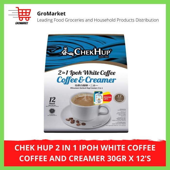 

Chek Hup 2 in 1 Ipoh White Coffee No Sugar Added 30gr x 12 Sachet