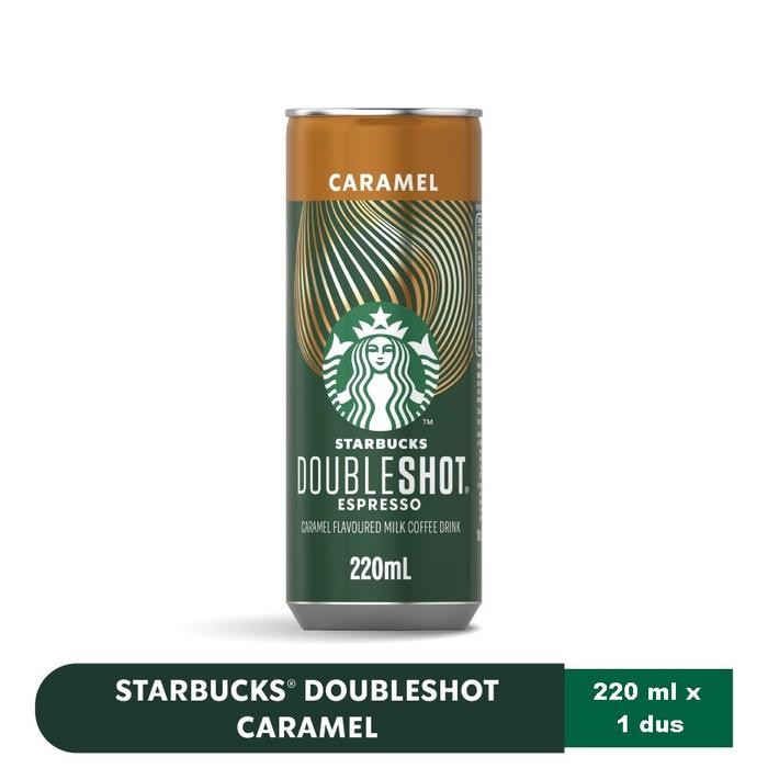 

STARBUCKS DoubleShot Caramel Latte Kaleng 220ml x 24 pcs ( 1 Dus )