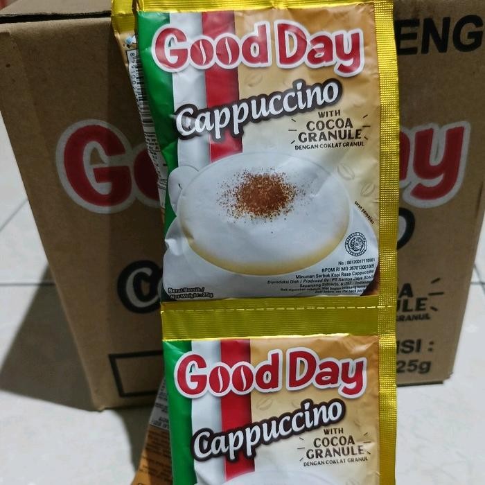 

coffee good day cappuccino 3rtg @25gr