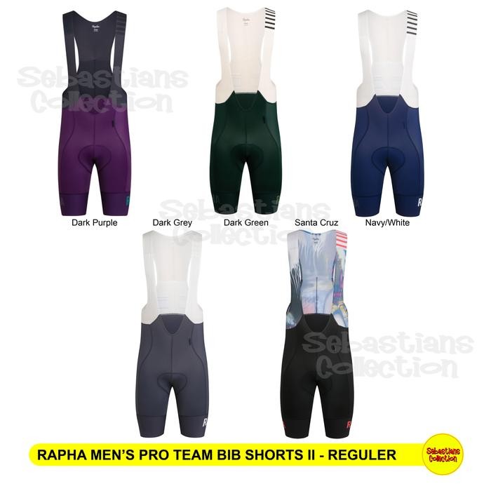 Rapha Men's Pro Team Bib Shorts II Regular - Rapha Bib Shorts Original